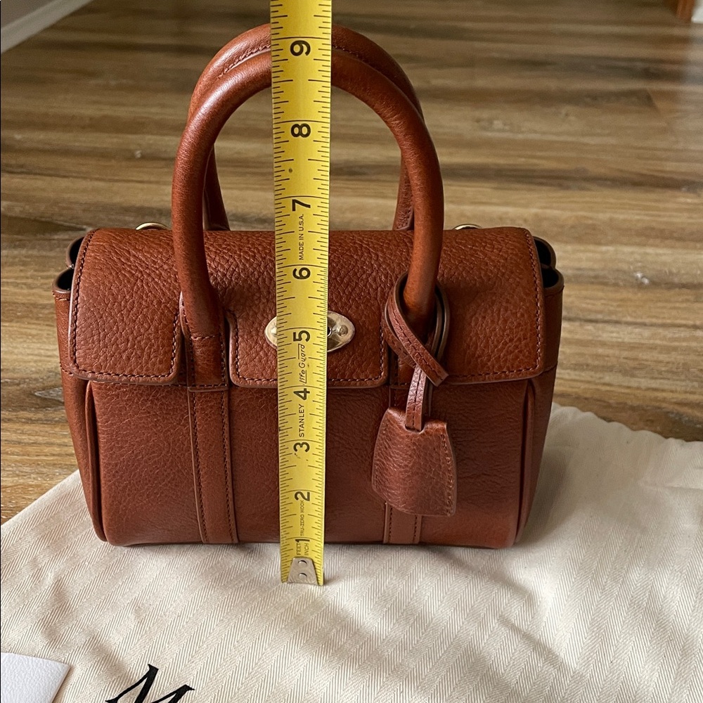 Mulberry Mini Bayswater Legacy Tote in Oak Vegetable Tanned Leather - Picture 7 of 16